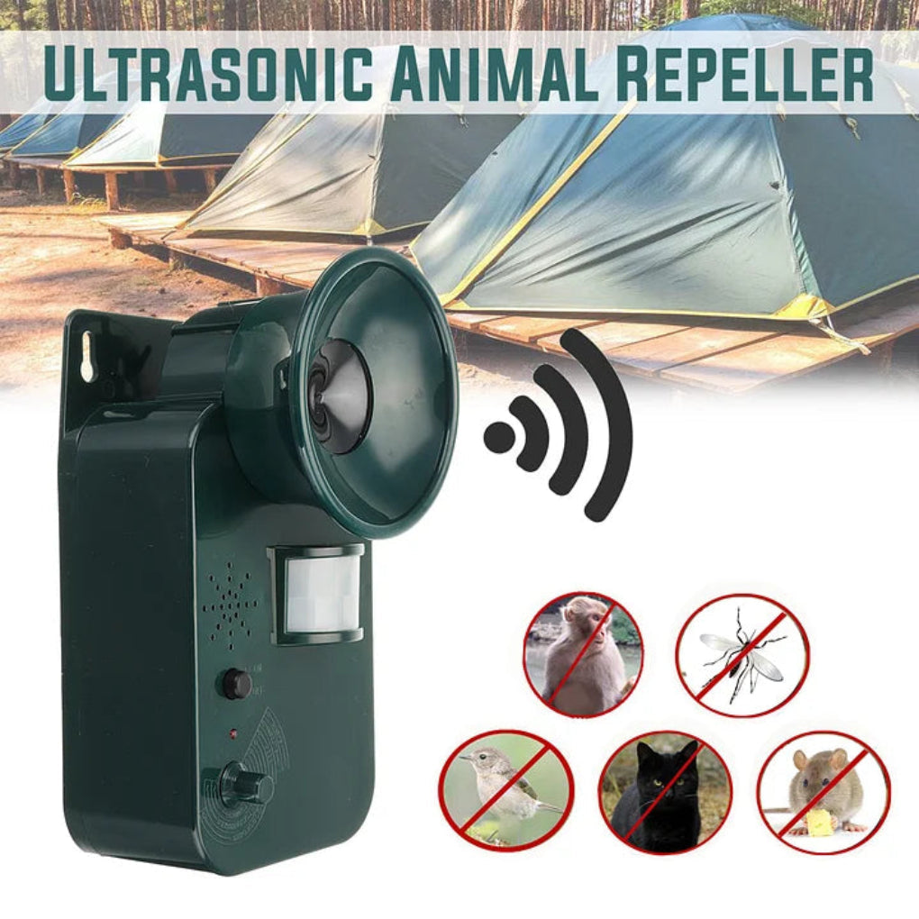 Ultrasonic Animal Repeller 5000sqft Coverage