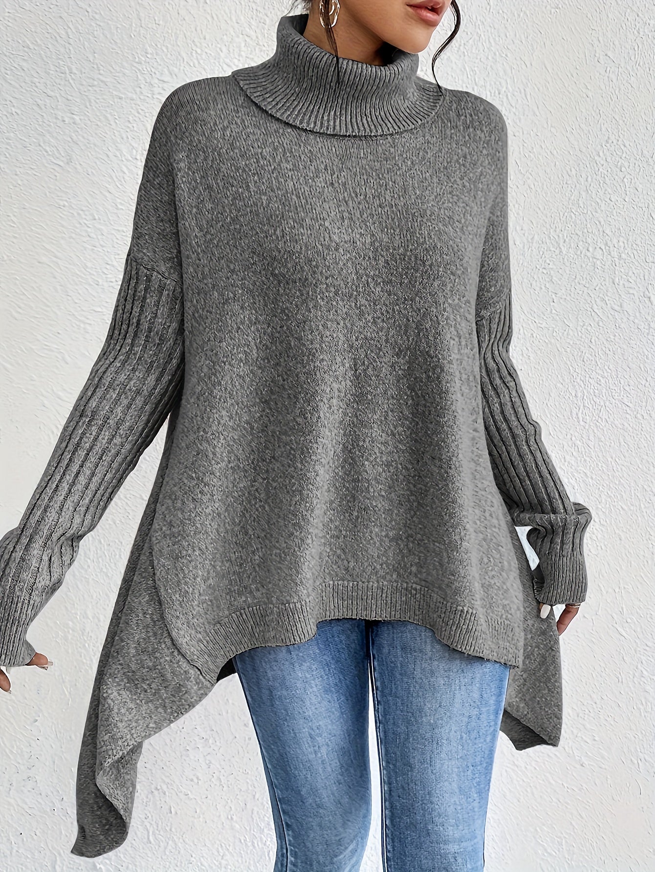 Soft Knitted Pullover Sweater