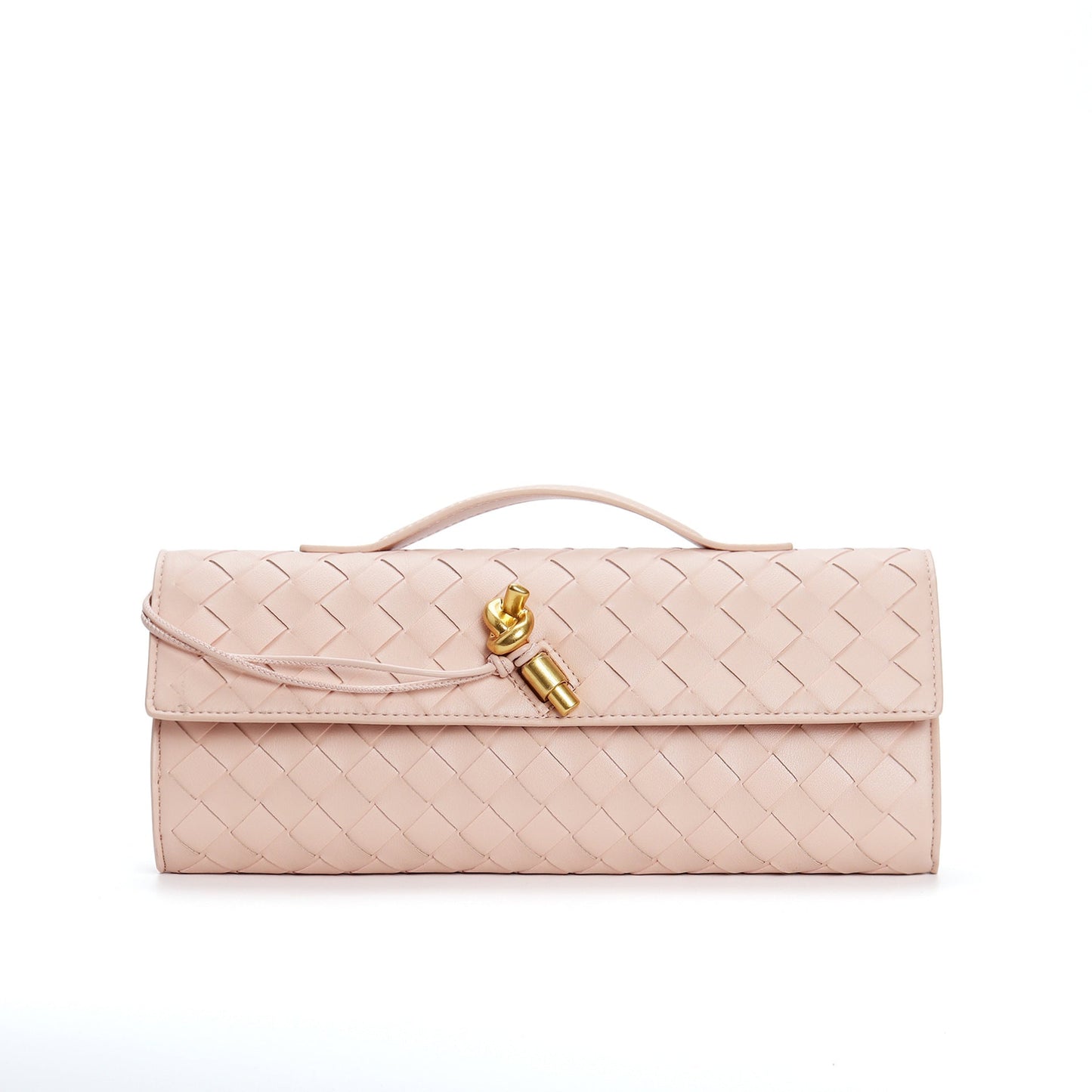 Women's Leather Backpack Braided Strap