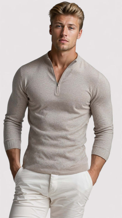 Men's Half-Zip Bellagio Sweater - VibreMode