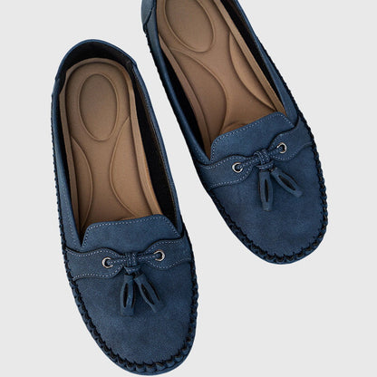 Cozy Slip On Leather Loafers