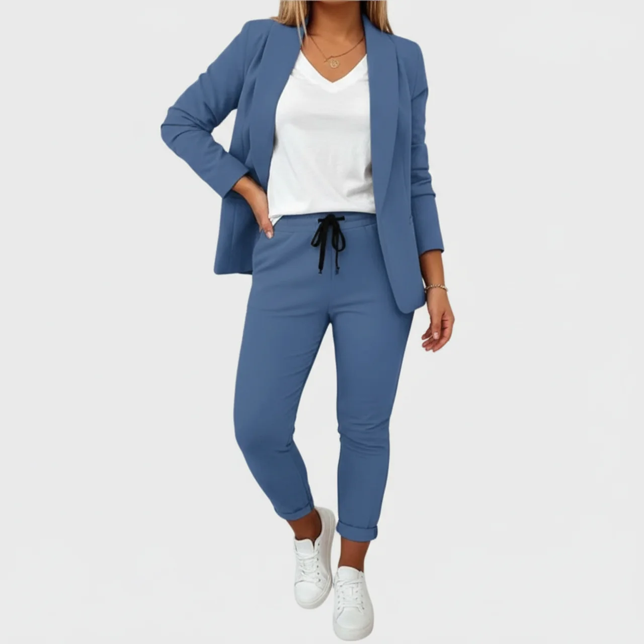 Stylish Women's Blazer Suit Set - VibreMode