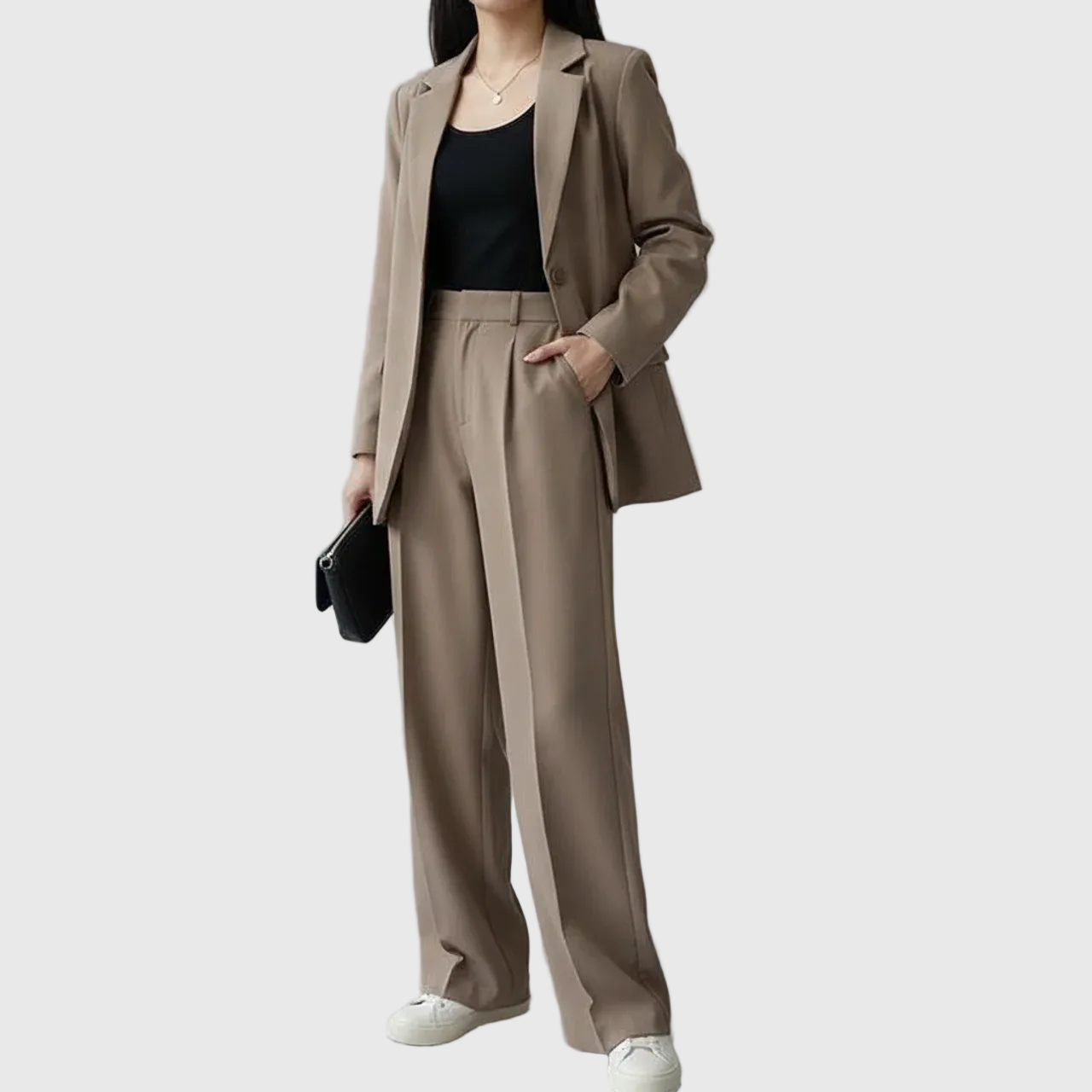 Classic Ladies Two Piece Suit Set