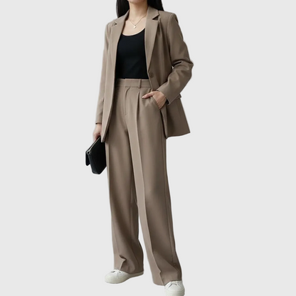 Classic Ladies Two Piece Suit Set