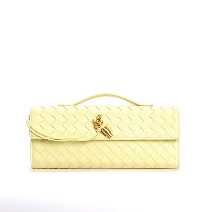 Women's Leather Backpack Braided Strap