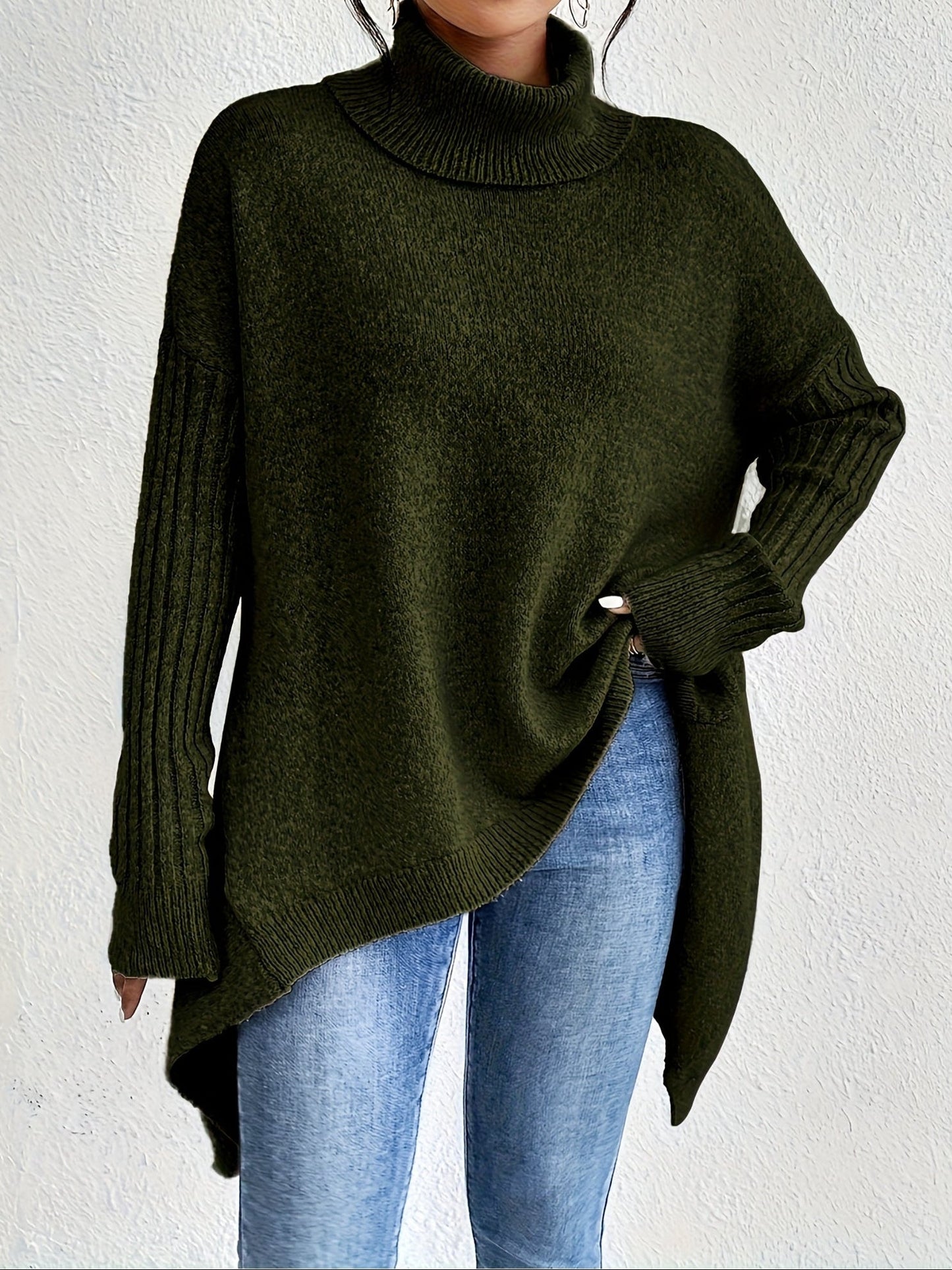 Soft Knitted Pullover Sweater