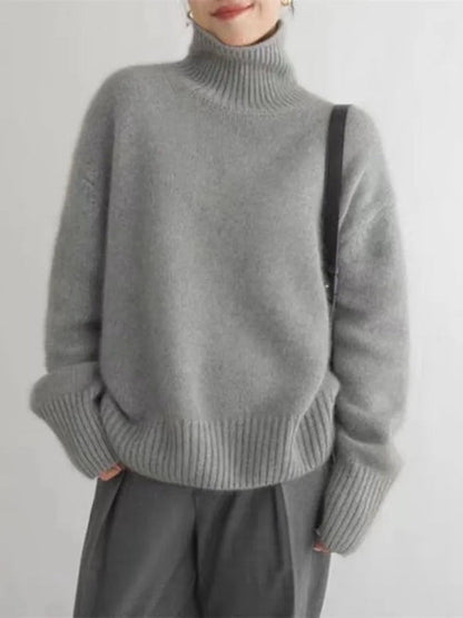 Classic Women's Crew Neck Winter Sweater