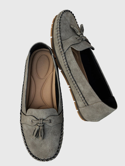 Cozy Slip On Leather Loafers