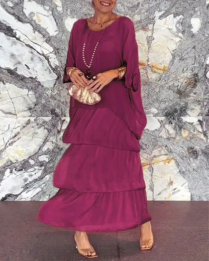 Chic Flowy Summer Dress - VibreMode