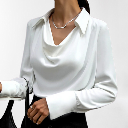 Women's Silk Blouse Elegant Lightweight