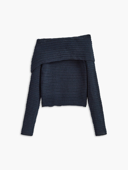Image of Daisy | Women's Off-the-Shoulder Button-Front Cardigan