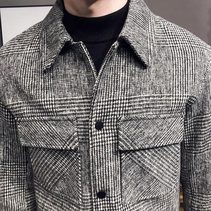 Image of Dale | Men's Button-Down Plaid Jacket
