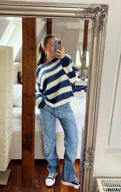 Women's Asymmetrical Sweater Long Sleeve Textured
