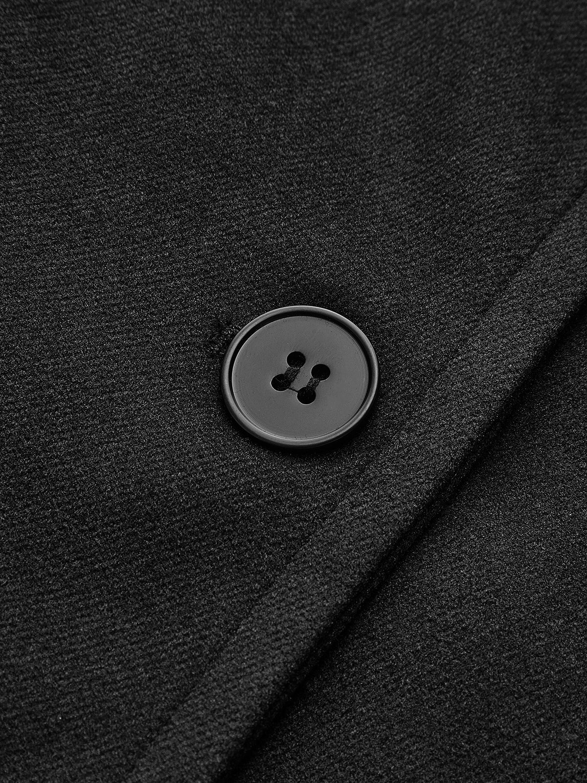 Women's Button Front Jacket Notched Collar
