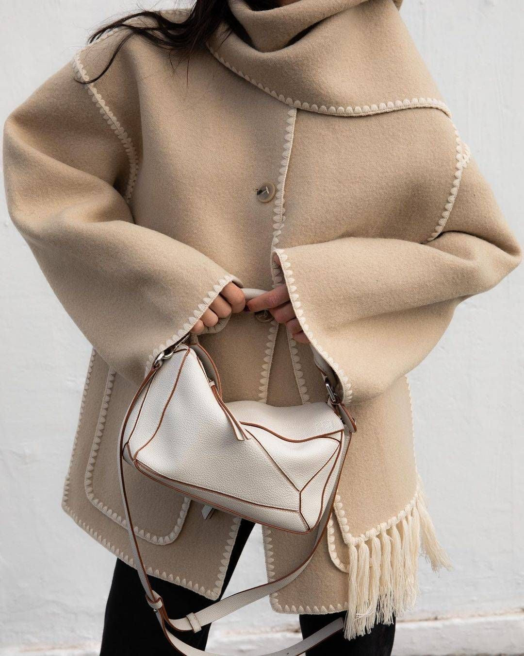 Women's Button Front Jacket Decorative Stitching