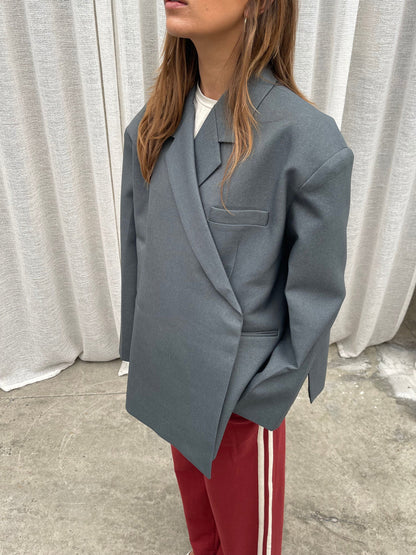 Women's Single Button Notched Lapel Jacket
