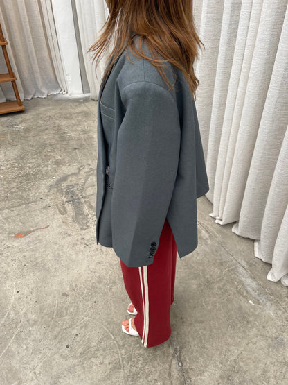 Women's Single Button Notched Lapel Jacket