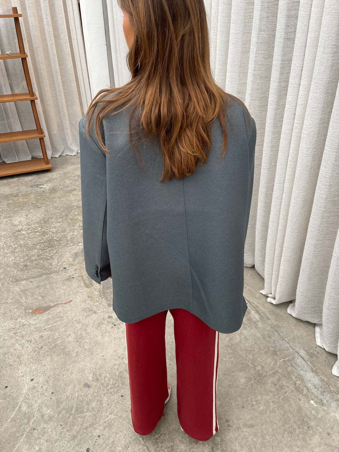 Women's Single Button Notched Lapel Jacket