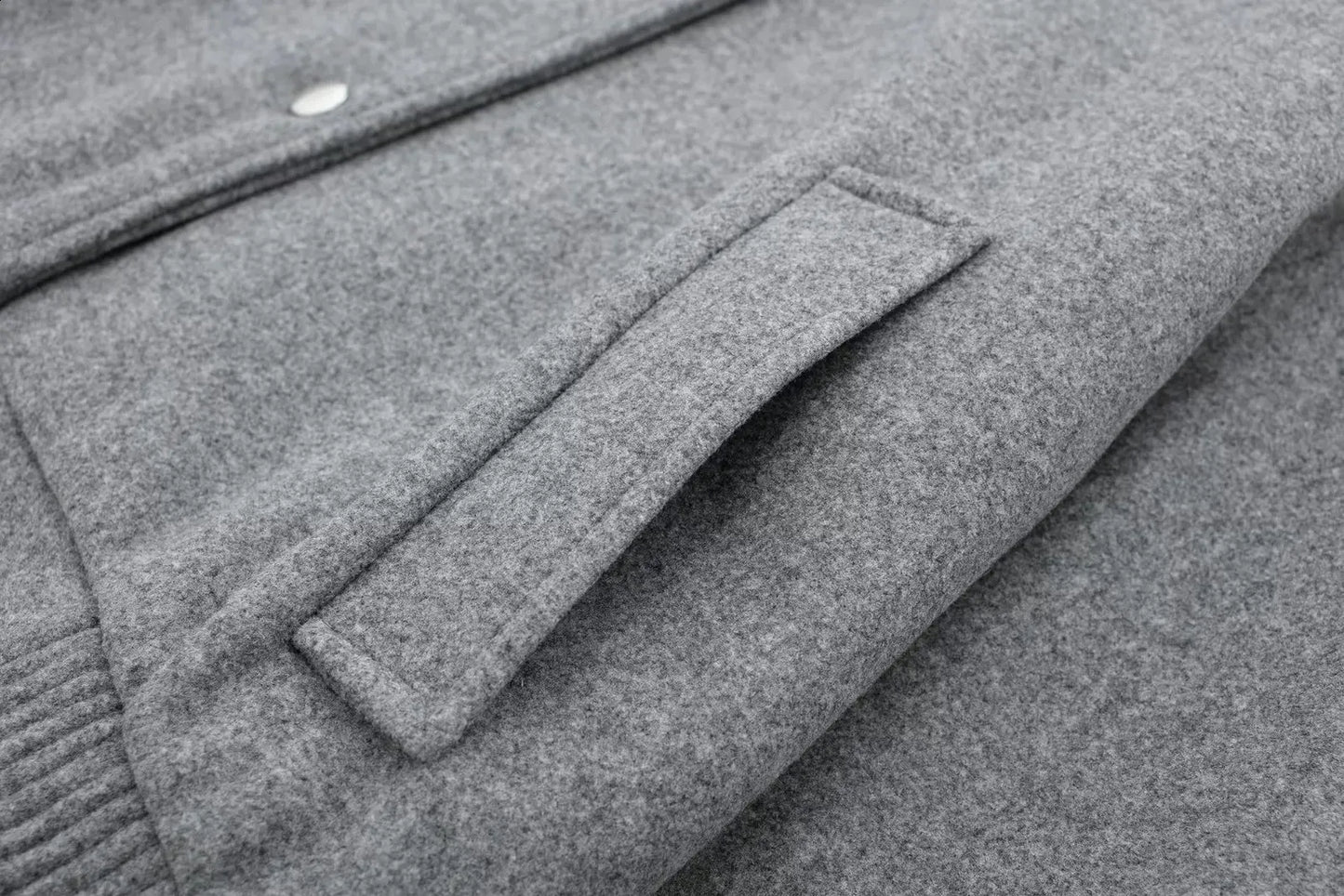 Women's Snap Button Short Jacket