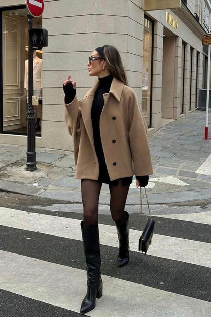 Women's Button Front Short Jacket