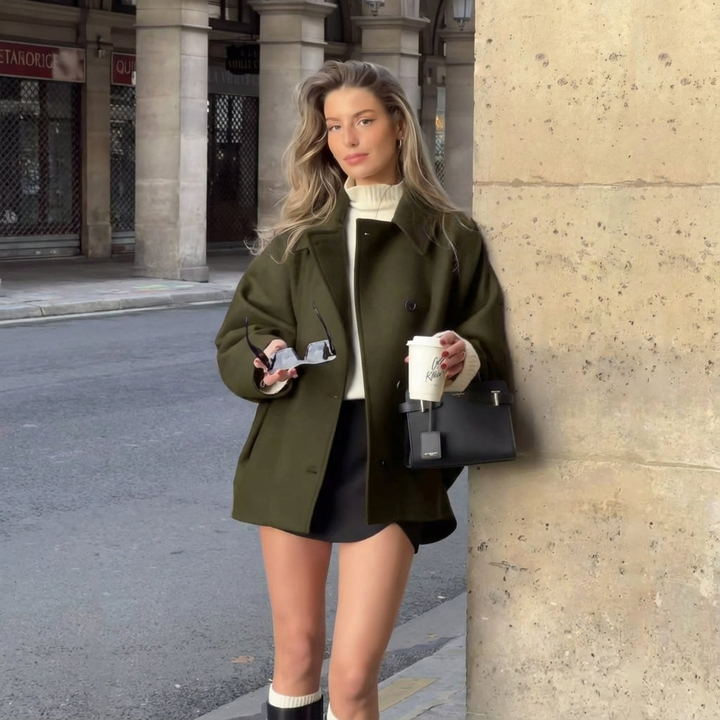 Women's Button Front Short Jacket