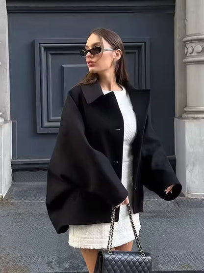Women's Button Front Short Jacket