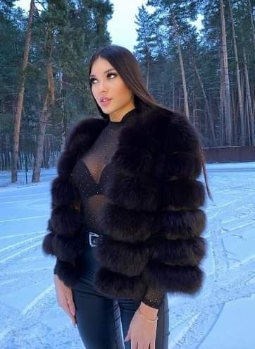Women's Faux Fur Open Front Jacket