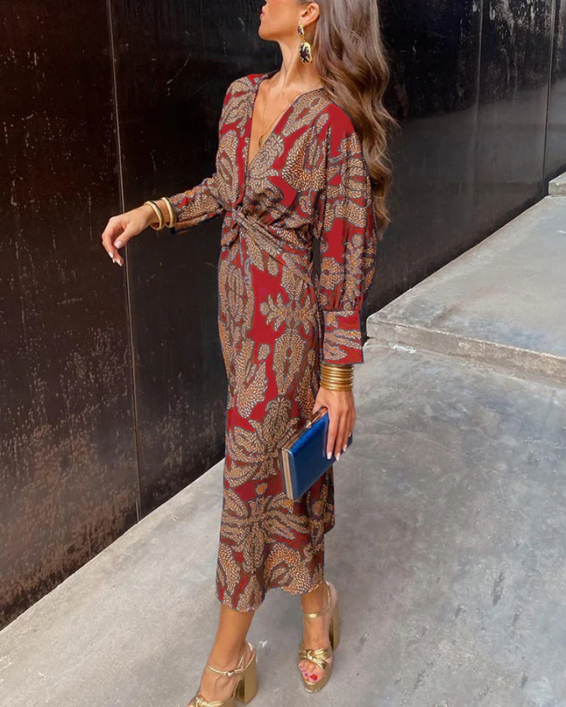 Women's Twist Front Waist Dress
