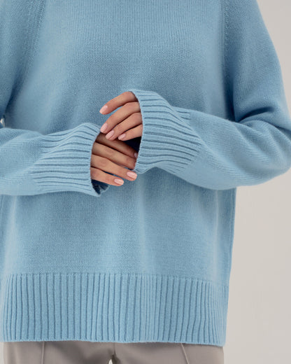 Women's Raglan Sweater Round Neck