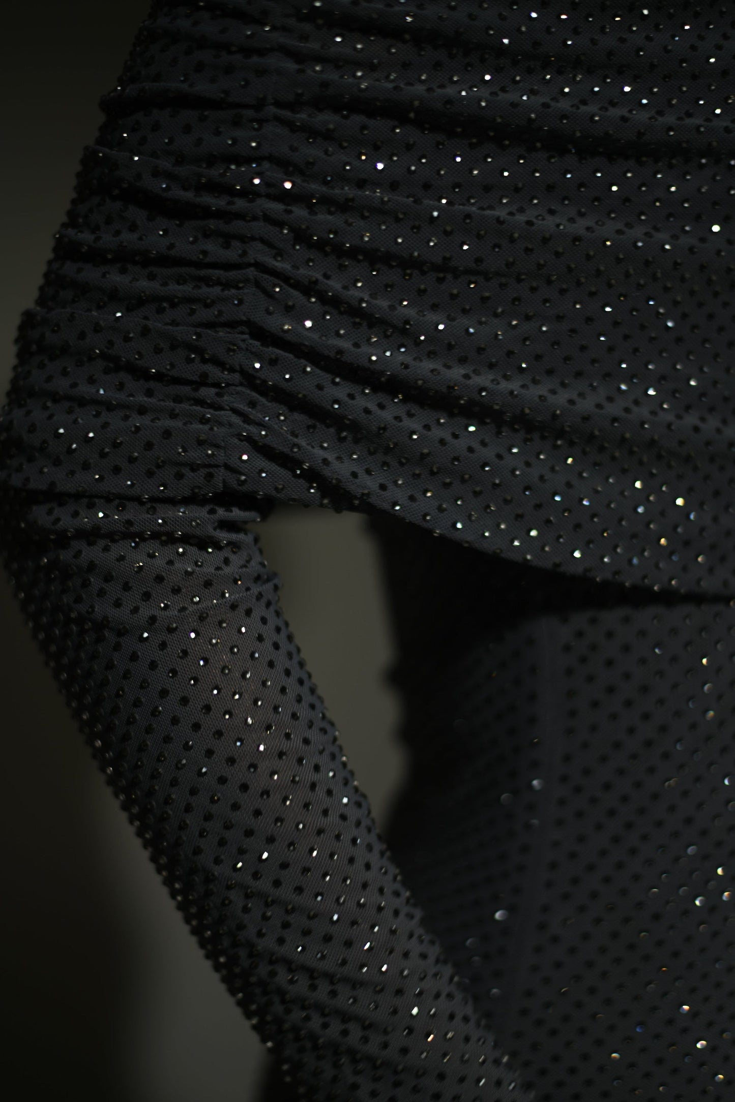 Women's Long Sleeve Wrap Maxi Dress Glitter