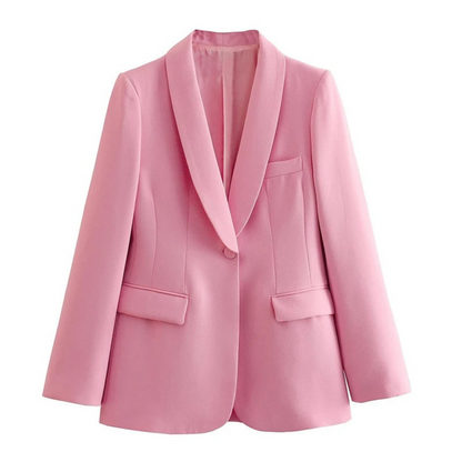 Women's Blazer Pants Suit Set