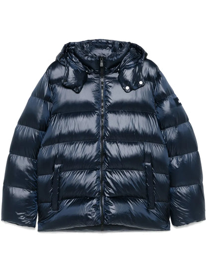 Women's Padded Hooded Jacket Zip Closure