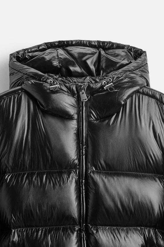 Women's Padded Hooded Jacket Zip Closure