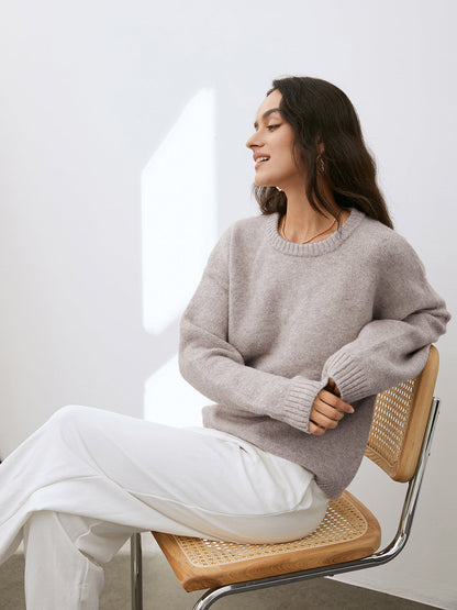 Women's Knit Sweater Round Neck