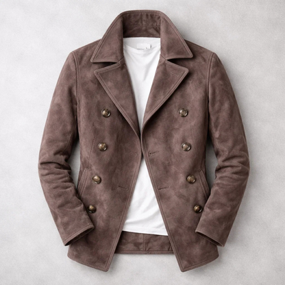 Image of Darrell | Men's Double-Breasted Pea Coat