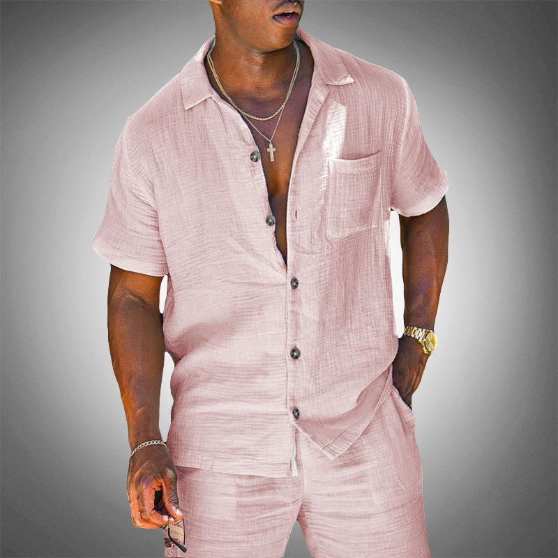 Men's Linen Two Piece Suit