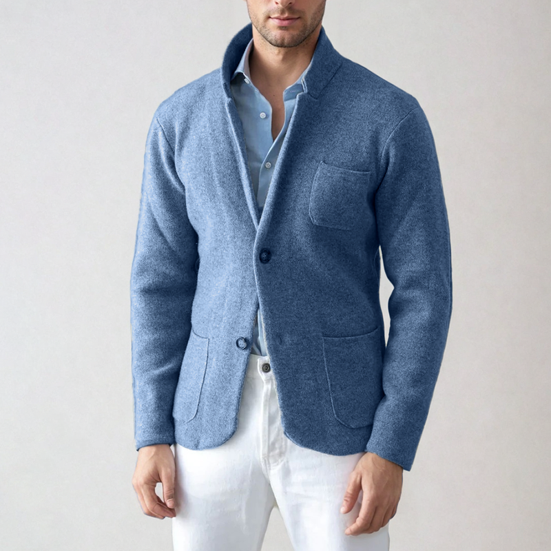 Classic Men's Cozy Crew Neck Cardigan