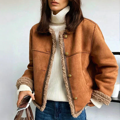 Women's Short Jacket Button Front