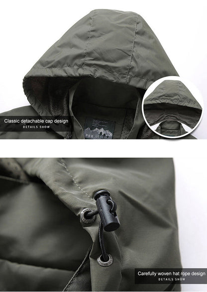 Image of Dave | Men's Hooded Full Zip Jacket