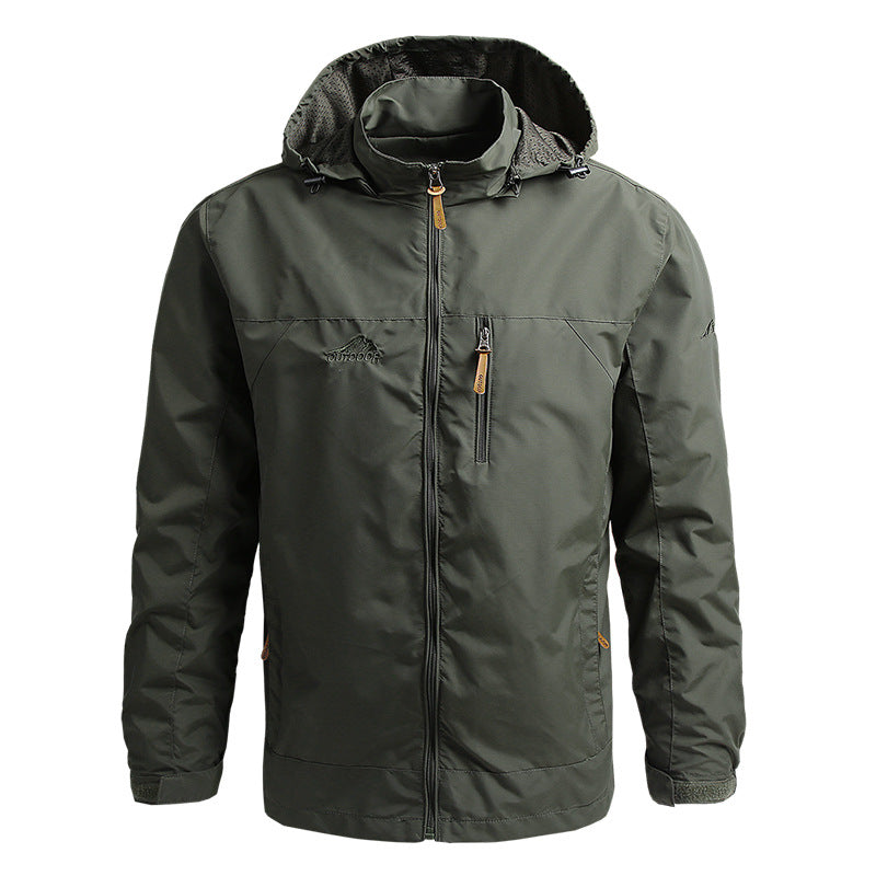 Men's Full Zip Hooded Jacket - VibreMode