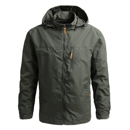 Men's Full Zip Hooded Jacket - VibreMode
