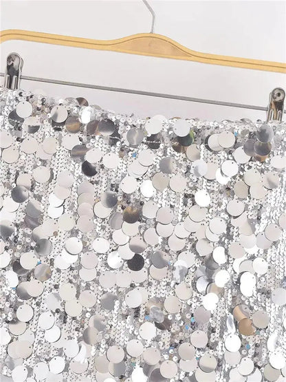 Image of Dawn | Women's Sequin Mini Skirt
