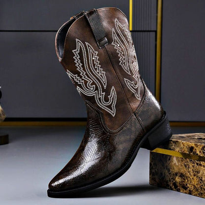 Luxury Genuine Leather Ankle Boots