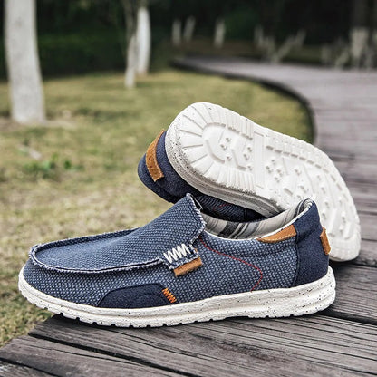 Men's Slip On Moc Toe Shoes