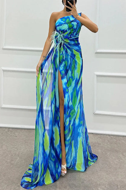 Women's Maxi Dress Floral Wedding Guest - VibreMode