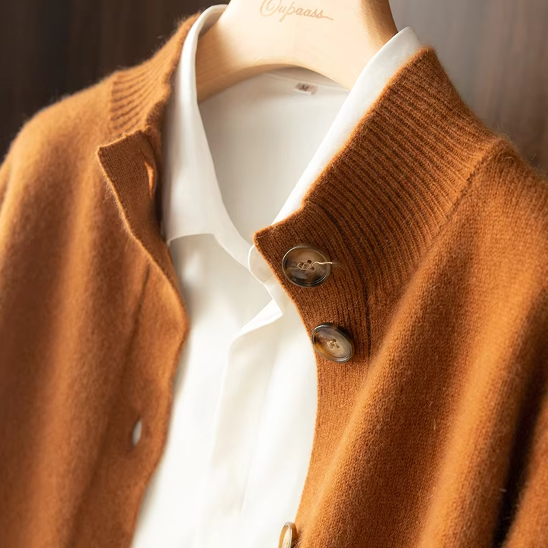 Women's Cashmere Cardigan Fine Knit