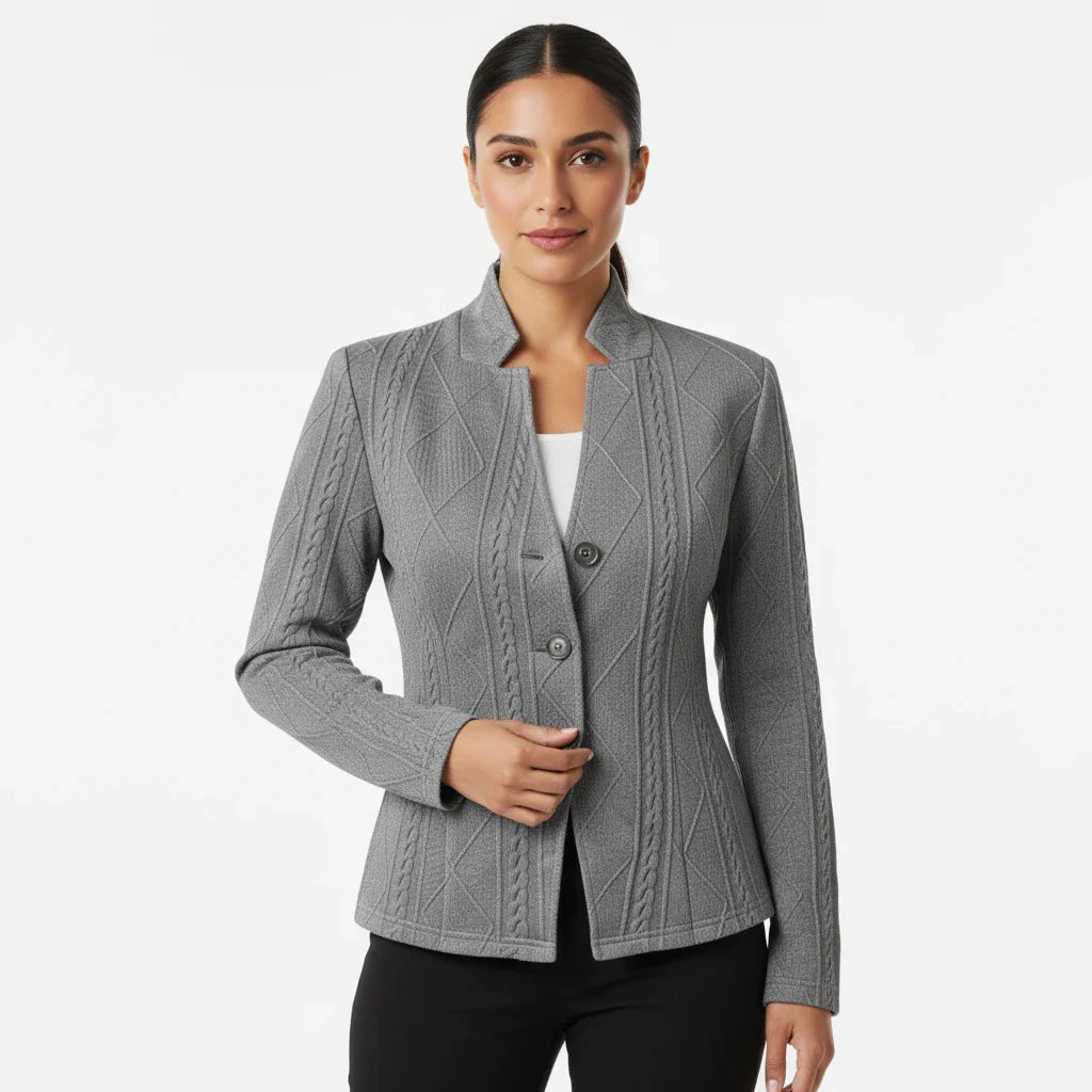 Women's Fitted Blazer Button Front