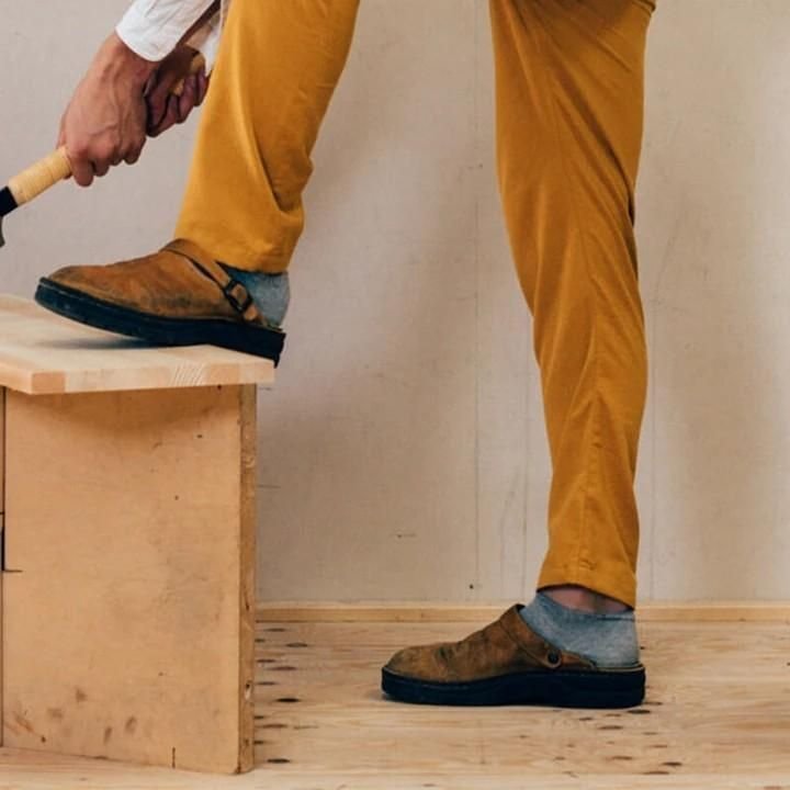 Men's Slip-On Mules Closed Toe Shoes