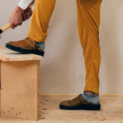 Men's Slip-On Mules Closed Toe Shoes