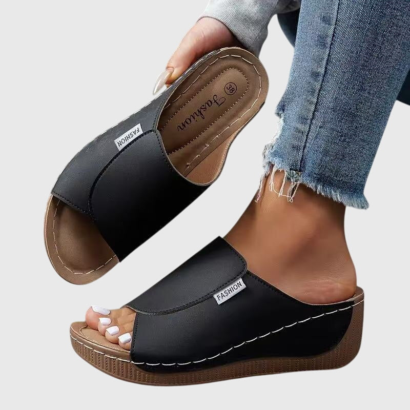 Ladies High Heel Summer Sandals Open Toe